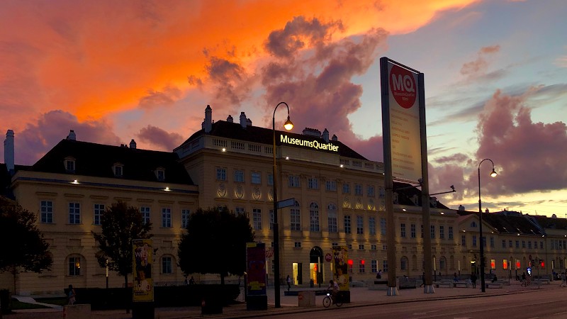 Image of Just hanging out at the Museums Quartier Wien