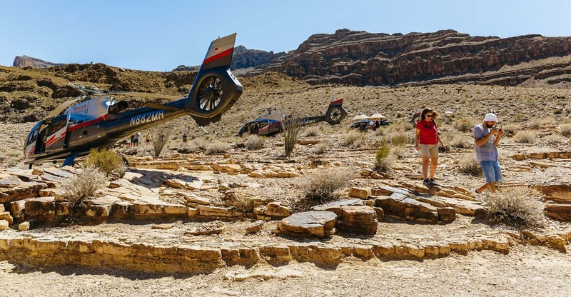Image of From Las Vegas: Grand Canyon Helicopter Tour with Champagne