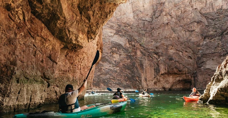 Image of From Las Vegas: Emerald Cave Guided Kayaking Tour