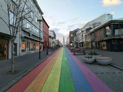 Image of Rainbow Street Art