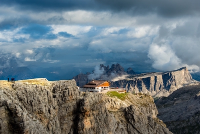 Image of Lagazuoi to the Falzarego Pass