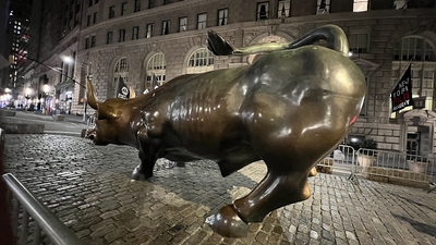 Image of Charging Bull Statue