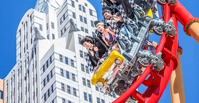 Image of Las Vegas: New York-New York Hotel Big Apple Coaster Ride