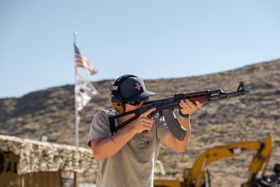 Image of Las Vegas: Outdoor Shooting Range Experience with Instructor