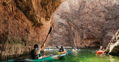 Image of From Las Vegas: Emerald Cave Guided Kayaking Tour