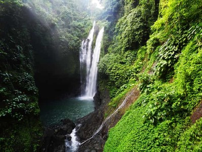 Image of Bali: Sambangan Waterfalls Trekking, Sliding, & Jumping Trip